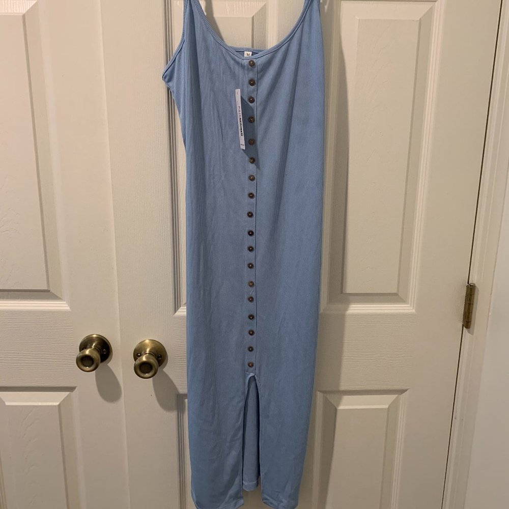 Light Blue Midi tank dress